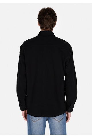 Colin's Colins Regular Fit Shirt Neck Düz Erkek Siyah Uzun Kol Gömlek Cl1072021 Cl1072021 Q1.v2 Blk Siyah