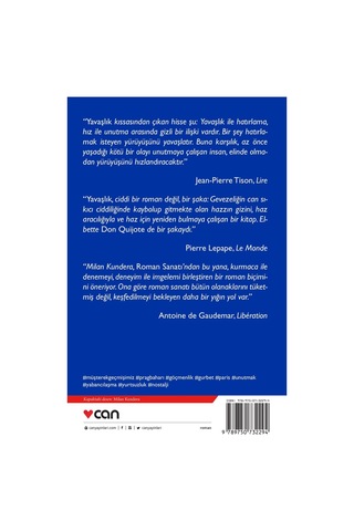Yavaşlık - Milan Kundera - Can Yayınları