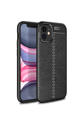 Apple Uyumlu iPhone 12 Mini Kılıf Zore Niss Silikon Kapak-Siyah