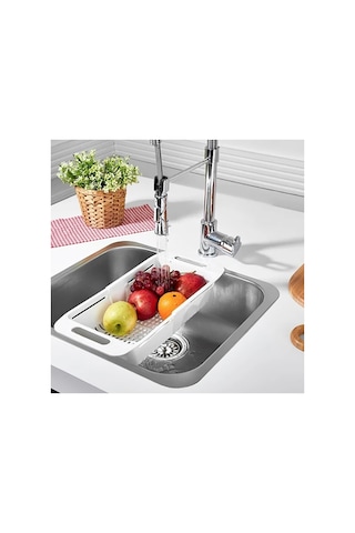 Leva House Ayarlanabilir Lavabo İstasyonu Bej - Beyaz