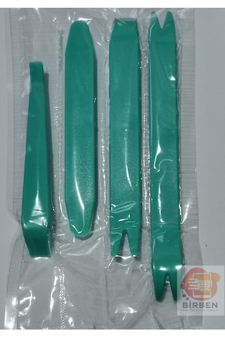 Araç Oto Teyp Torpido Kapı Sökme Aparatı Araç 4'Lü Set4 Yeşil N11.3380