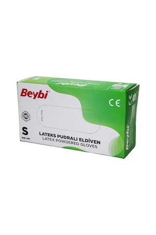 Beybi S Pudralı Muayene Eldiveni 100lü 5615