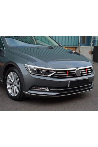 Ebal Otomotiv VW PASSAT B8 Krom Ön Panjur Üstü Kaput Çıtası 2015-2019 Arası
