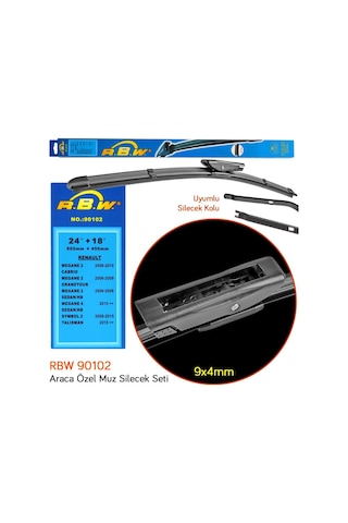 Rbw 90102 Renault Megane 4 Sedan/Hb 2015- Ön Silecek Takımı