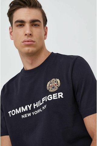 Tommy Hilfiger Erkek Sıfır Yaka T-shirt K.lacivert