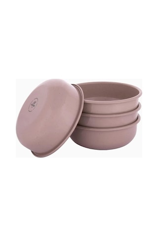 Barebones Rolled Enamelware 4 Lü Emaye Kamp Kasesi Mutfak Aksesuarları Toz Pembe