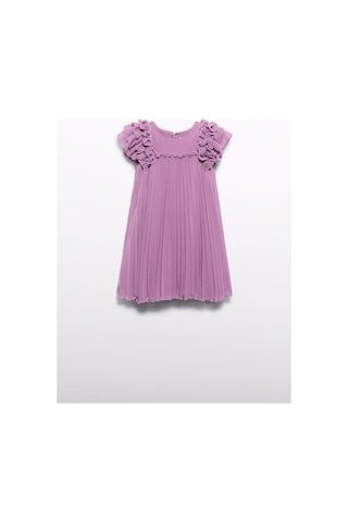 Mayoral Abel&lula Kız Çocuk Pileli Elbise Mor