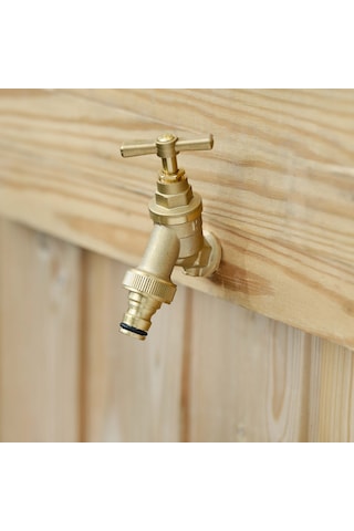 Pirinç Musluk Bağlantı Aparatı 1/2" 3/4" Uyumlu Hortum Adaptörü 1 Adet 3 CM