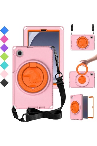 Samsung Galaxy Uyumlu Tab A9 8.7 X110/x115 Eva Hybrid Pc Şok Geçirmez Tablet Kılıfı Çerçeveli