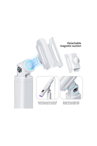 Shineyee 360 Dönebilen Şarjlı Taşınabilir Tırnak Kurutma Lambası Ve Stand Seti