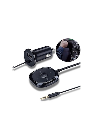 Cbtx Bc20 Bluetooth Araç Kiti Bluetooth Araç Alıcısı3.5mm Ses Alıcısı Araç Handsfree Mp3