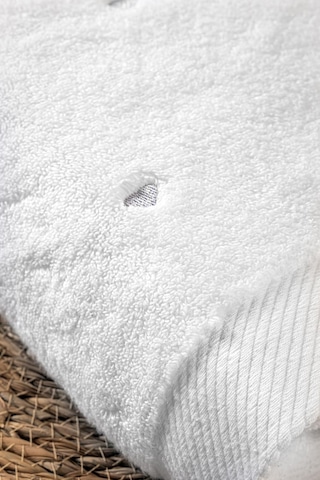 Varol Love Serisi Nakışlı Micro Cotton Banyo Havlu Seti Gri-standart gri