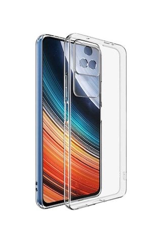 Xiaomi Poco F4 Kapak Kamera Korumalı Şeffaf Silikon Kapak