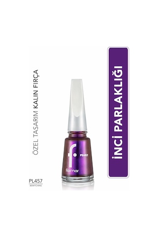 Flormar Pearly Yarı Şeffaf Sedefli Parlak Oje PL457 Bewitching