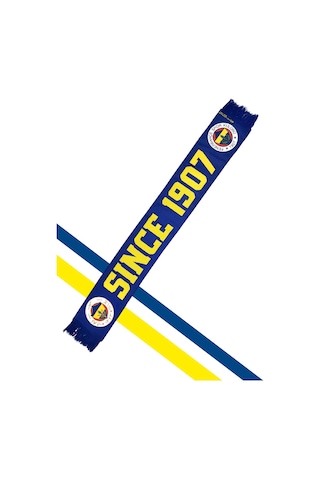 Fenerium Fenerbahçe Sarı Lacivert Since 1907 Unisex Dokuma Atkı Uv Kutu Hediyeli