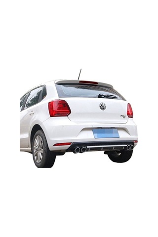 Vw Polo 6r Uyumlu Arka Tampon Altı Difüzör Gri 2009-2017 Arası