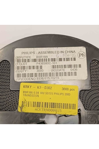 Bsr18a 0.2a 40v Sot23 Phılıps Transistör 20 Adet