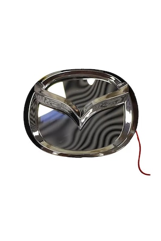 Mazda 3d Işıklı Logo Arma Kırmızı 10/7.9 Cm Led Logo Arma Mazda Illuminated Vehicle Logo 3dmazda10x7.9