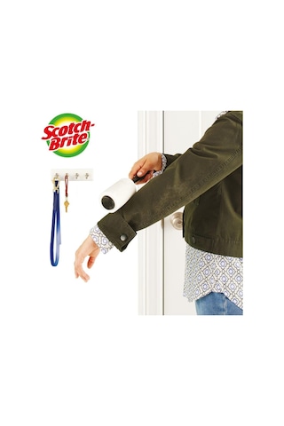 Scotch Brite Scotch-brite 9301227 Tüy Toplayıcı Rulo, 56 Yaprak Beyaz - Gri