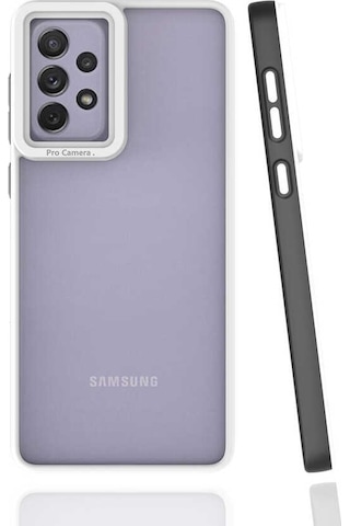 Zore Galaxy Uyumlu A73 Kılıf Msra Mima Kapak - Koyu Yeşil Koyu Yeşil