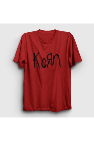 Noıssey Unisex Kırmızı Logo Korn T-shirt 92217tt