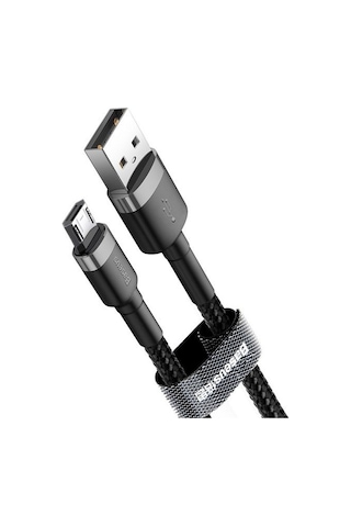 BASEUS CAFULE MİCRO USB 1METRE 2.4A HIZLI ŞARJ HALAT USB KABLO