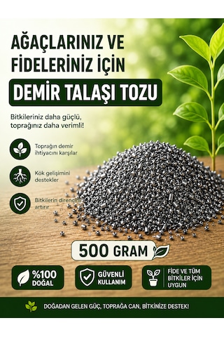 Ağaç Ve Fideler İçin Demir Talaşı Tozu 100 Gram 500 gram