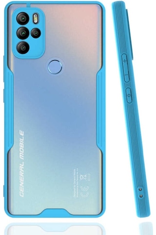 General Mobile 21 Pro Kılıf Zore Parfe Kenarları Pastel Renk Silikon Kılıf