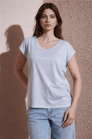 Fashion Friends Kadın Simli Bluz 26y0202k1 Gümüş