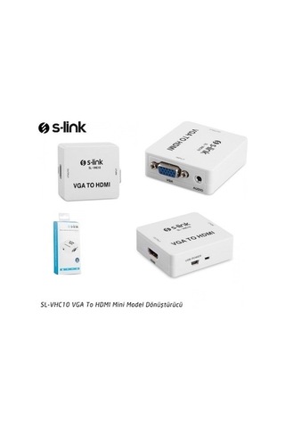 S Link Sl Vhc10 Vga To Hdmı Dönüştürücü Mini