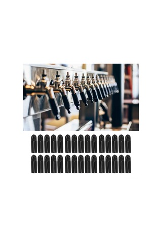 Kosona 30 Adet Silikon Bira Kraan Kapağı - Ev Ve Bar Standart Kraanlar İçin Toz Koruma Ve Tam Kapama Özelliği Diğer
