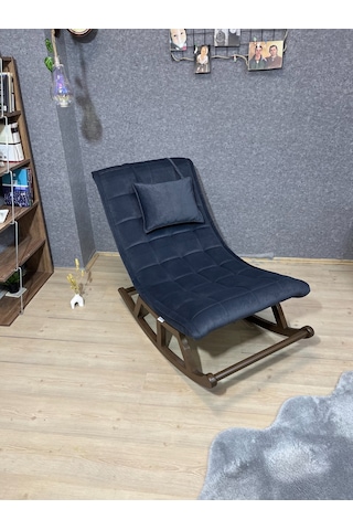 Asedia Asedia Miskin Ceviz Antrasit Sallanan Sandalye Dinlenme Koltuğu