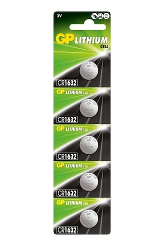 Gp Cr1632-c5 3v Lityum Düğme Pil 5'li Paket