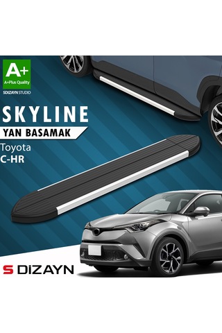 S-dizayn Toyota C-hr Skyline Aluminyum Yan Basamak 173 Cm 2016-2023 A+ Kalite
