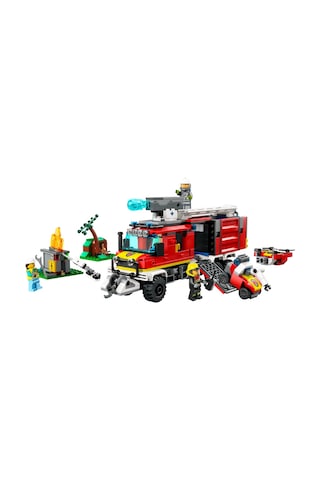 LEGO® City İtfaiye Komuta Kamyonu 60374 7+ Yaratıcı Oyuncak Yapım Seti (502 Parça)