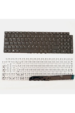 Dell Vostro 15 3520 Notebook Klavye Siyah