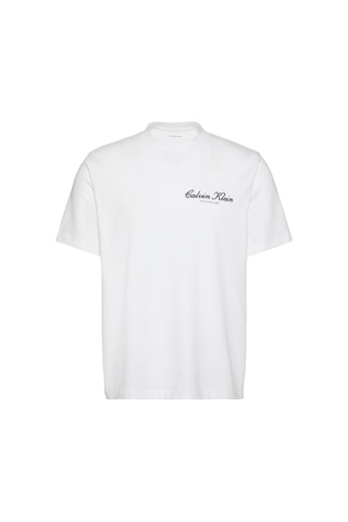 Calvin Klein 20s March Graphic Seasonal Fashion Beyaz Erkek T-shirt-13195 Beyaz