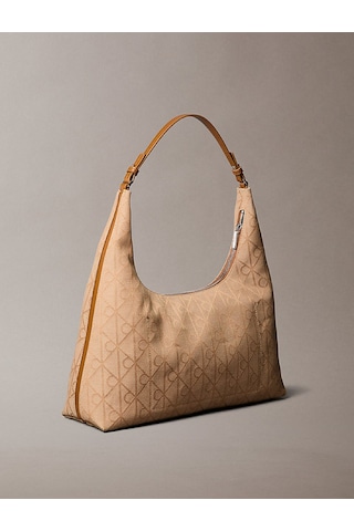 Calvin Klein Kadın Emblem Jacquard Omuz Çantası-15850 Haki