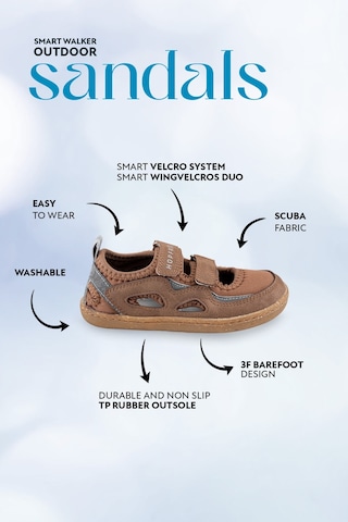 Smart Walker Outdoor Sandals Kahve Duo Kahverengi