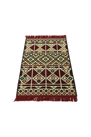 Shark Anadolu Baklava Kilim Bordo Renkli
