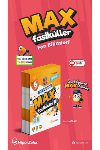 2027 6. Sınıf Fen Bilimleri Max Fasiküller |Aysun Aslan