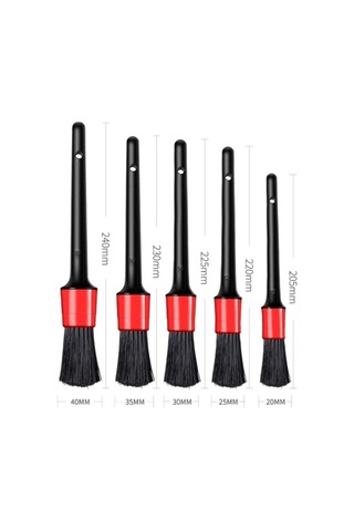 Drs Tuning Detail Dash Brush Detay Fırçası Seti 5 'li Kaliteli Detaylı Farklı Boyutlarda Fırça Seti