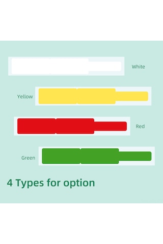 Dofolink Pvc Kablo Etiketleri, Isı Transferi İle Yazdırılabilir, Suya/yağa Dayanıklı, Sarı, 109x12mm, 65 Adet - Ev Ve İşyerinde Kablolar, Malzemeler İçin Etiketleme 1 Rulo