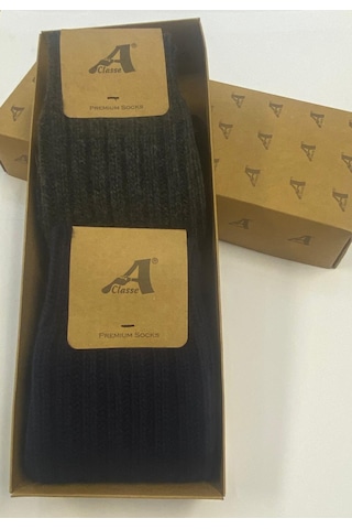 Setkek8068x2 Lma Kalın Cashmıre Erkek Çorap Laci-m.anrasit Antrasit