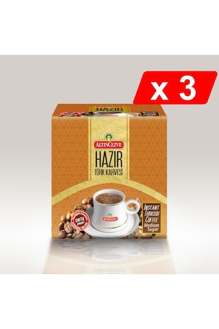 Altıncezve Hazır Türk Kahvesi Orta Şekerli 3'lü 20 x 9 G