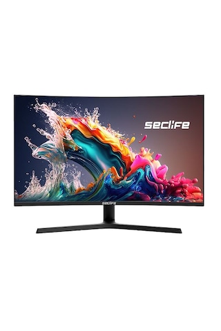 Seclife 31.5" Rc315170h1 2560 1440 1ms 170hz Dp+hdmı+usb R1800 Curve Qhd Monitör