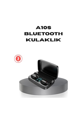 A10s Tws Bluetooth 5.0 Kulaklık Powerbank Li Şarj Kutusu, Dokunmatik Kontrol, Gerçek Stereo Standart
