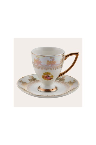 Wınterlıng Porzellan 23064-4 Lady Pearl 6'lı Kahve Fincanı Çok Renkli