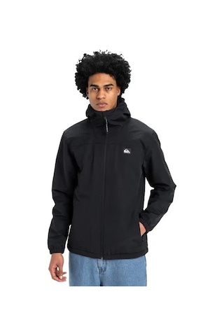 Quiksilver Quıksılver Overcast 3k Warm Jacket Erkek Anthracite - Solid Ceket Eqyjk04202-11793 Siyah