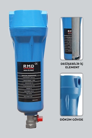 R.m.d Kompresör Kompresör Su Tutucu Filtre 3/4 - Af 1800 R.m.d Kompresör Kompresör Su Tutucu Filtre 3/4 - Af 1800